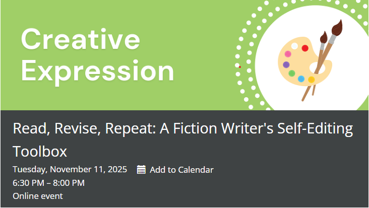 Read, Revise, Repeat: A Fiction Writer’s Self-Editing Toolbox